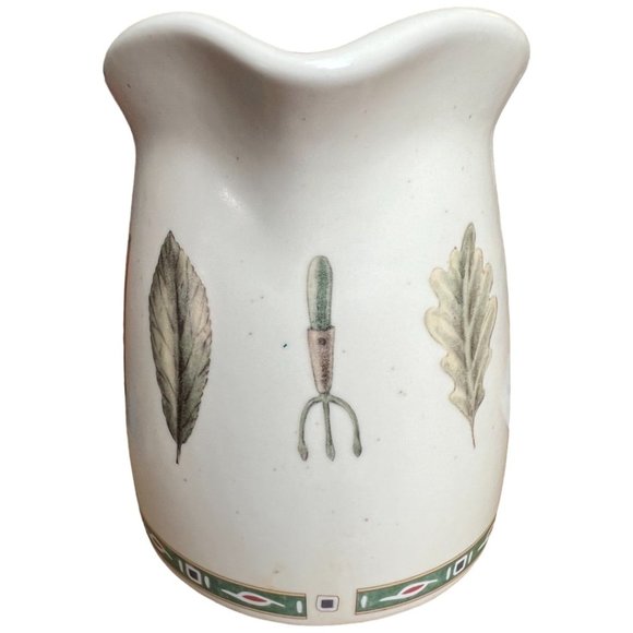 2 items: Vtg PFLATZGRAFF "Naturewood" Stoneware Gravy Boat and Creamer Retired - Picture 9 of 13